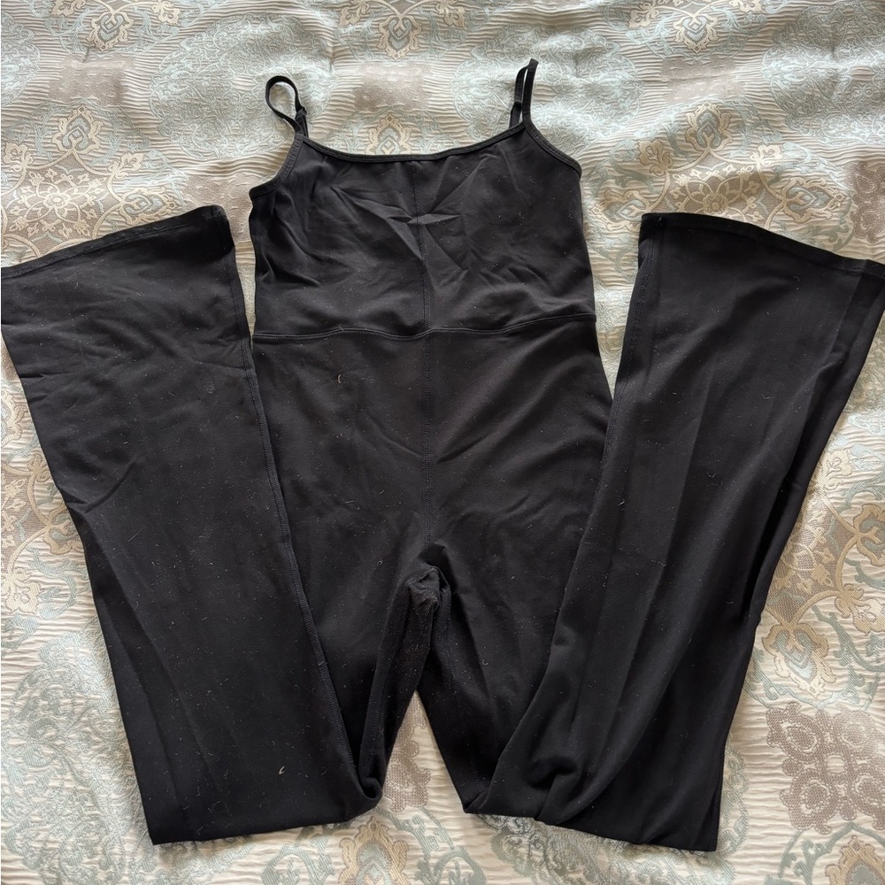 Black Women's Flared Jumpsuit